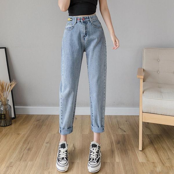 women's jeans woman mom pants fashion design harem pant for women high waist loose large size ladies denim, Blue
women's jeans woman mom pants fashion design harem pant for women high waist loose large size ladies denim, Blue