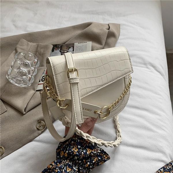twist strap saddle shoulder bags for women chain ring link handle small female tote semicircle pu leather ladies crossbody cross body
twist strap saddle shoulder bags for women chain ring link handle small female tote semicircle pu leather ladies crossbody cross body