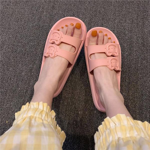slippers women's buckle ladies indoor girl slides flat shoes woman comfort casual footwear non slip female soft sole 2021 summer, Black
slippers women's buckle ladies indoor girl slides flat shoes woman comfort casual footwear non slip female soft sole 2021 summer, Black