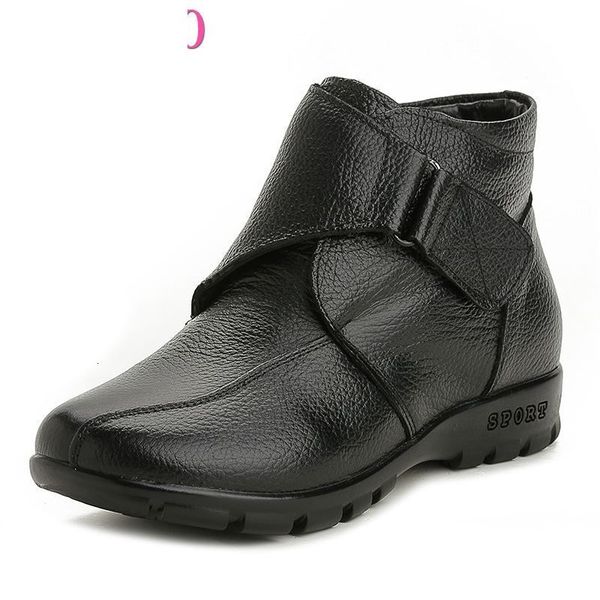 boots fashion winter shoes women's genuine leather ankle flat casual comfortable warm woman snow 9ehu, Black
boots fashion winter shoes women's genuine leather ankle flat casual comfortable warm woman snow 9ehu, Black