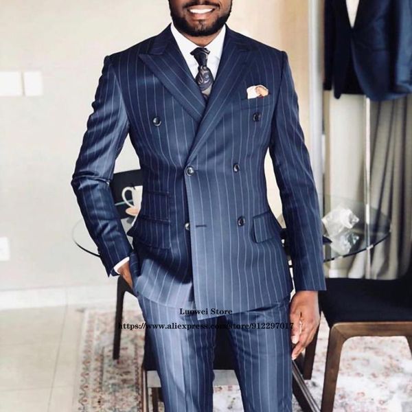 men's suits & blazers classic navy blue stripe mens 2 piece jacket pants set plus size groom tuxedo professional business blazer costum, White;black
men's suits & blazers classic navy blue stripe mens 2 piece jacket pants set plus size groom tuxedo professional business blazer costum, White;black