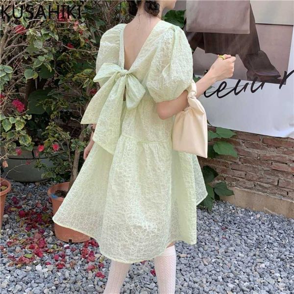 kusahiki women dress korean puff sleeve square collar dresses sweet bowknot high waist a-line vestidos de mujer 6j067 210602, Black;gray
kusahiki women dress korean puff sleeve square collar dresses sweet bowknot high waist a-line vestidos de mujer 6j067 210602, Black;gray