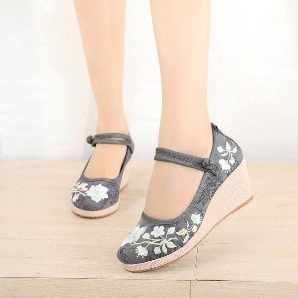 dress shoes embroidered women cloth chinese style high heel pink heels wedges, Black
dress shoes embroidered women cloth chinese style high heel pink heels wedges, Black