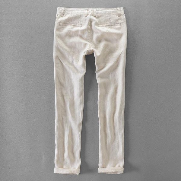men's pants spring summer fashion japan style simple design 100% linen solid color harajuku casual pant male leisure straight trousers, Black
men's pants spring summer fashion japan style simple design 100% linen solid color harajuku casual pant male leisure straight trousers, Black