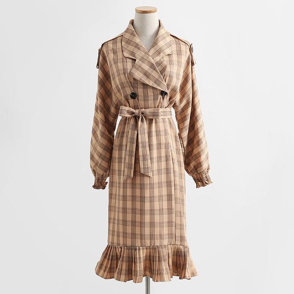 casual dresses spring autumn -coming england style sashes plaid dress women batwing sleeve loose flounced big turn-down collar, Black;gray
casual dresses spring autumn -coming england style sashes plaid dress women batwing sleeve loose flounced big turn-down collar, Black;gray