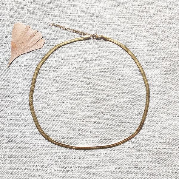 chokers gold-color stainless steel snake chain steampunk hip hop flat chunky men women minimalist choker 2021 summer waterproof, Golden;silver
chokers gold-color stainless steel snake chain steampunk hip hop flat chunky men women minimalist choker 2021 summer waterproof, Golden;silver