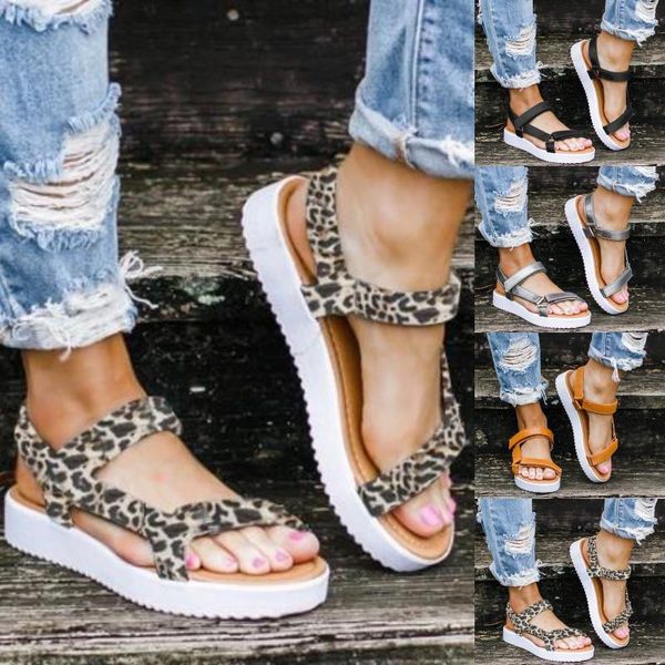 women's summer sandals 2021 leopard open toe black fashion fairy style artificial pu soft word buckle flat bottom female shoes
women's summer sandals 2021 leopard open toe black fashion fairy style artificial pu soft word buckle flat bottom female shoes