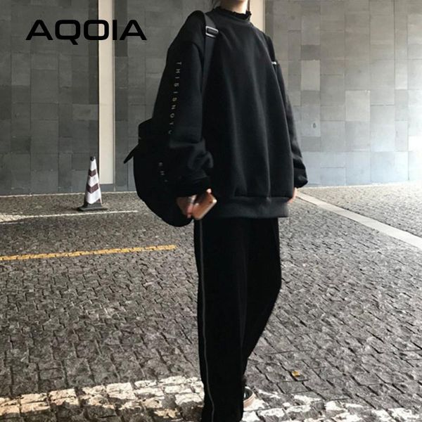 women's hoodies & sweatshirts 2021 autumn streetwear letter printing loose sweatshirt warm oversize black woman female pullovers
women's hoodies & sweatshirts 2021 autumn streetwear letter printing loose sweatshirt warm oversize black woman female pullovers