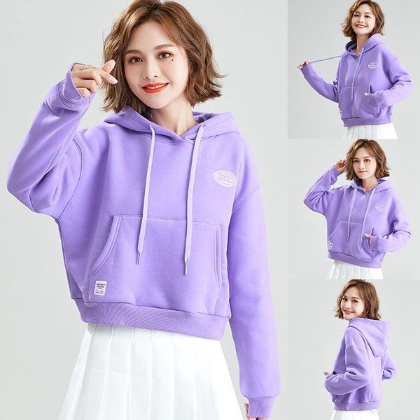 women's hoodies & sweatshirts autumn and winter style loose short casual slimming hoodie women korean-style sweatshirt, Black
women's hoodies & sweatshirts autumn and winter style loose short casual slimming hoodie women korean-style sweatshirt, Black