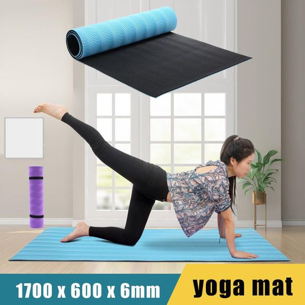 female yoga mat 6mm fitness pilates sport pad xpe water ripple non-slip exercise mats 170*60cm ultralight travel
female yoga mat 6mm fitness pilates sport pad xpe water ripple non-slip exercise mats 170*60cm ultralight travel