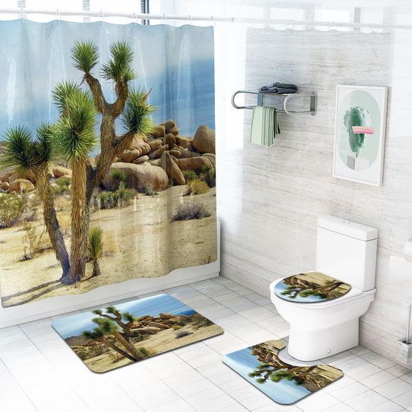 shower curtains desert trees floral print 4pcs/set curtain pedestal rug lid toilet cover mat bath set bathroom with 12 hooks
shower curtains desert trees floral print 4pcs/set curtain pedestal rug lid toilet cover mat bath set bathroom with 12 hooks