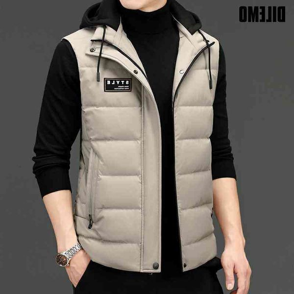 brand casual fashion windbreaker new sleeveless 90% mens duck down vest jacket with hood puffer waistcoat winter clothes, Black
brand casual fashion windbreaker new sleeveless 90% mens duck down vest jacket with hood puffer waistcoat winter clothes, Black