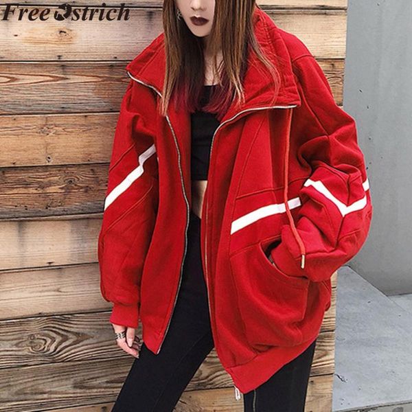 women's jackets oversize women sports jacket stripe print fashion loose long sleeve drawstring casual zipper plus size, Black;brown
women's jackets oversize women sports jacket stripe print fashion loose long sleeve drawstring casual zipper plus size, Black;brown