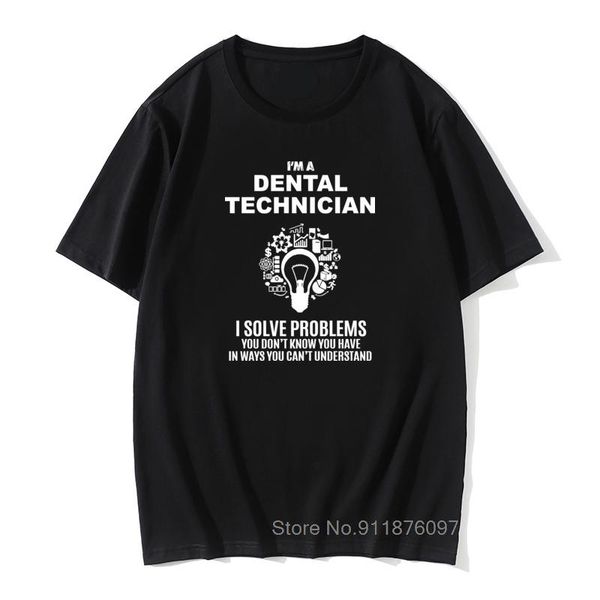 men's t-shirts men t shirt dental technician solve problems funny male tshirt dentist tee vintage tees cotton summer, White;black
men's t-shirts men t shirt dental technician solve problems funny male tshirt dentist tee vintage tees cotton summer, White;black