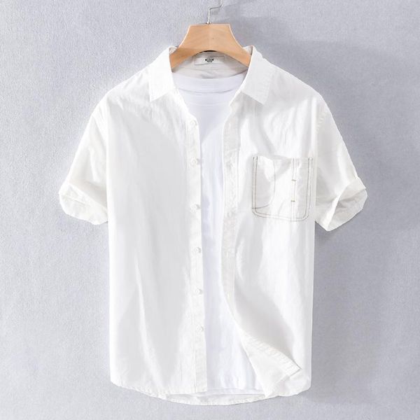 men's casual shirts suehaiwe's brand short sleeve pure cotton white shirt men solid comfortable for camia chemise mens, White;black
men's casual shirts suehaiwe's brand short sleeve pure cotton white shirt men solid comfortable for camia chemise mens, White;black