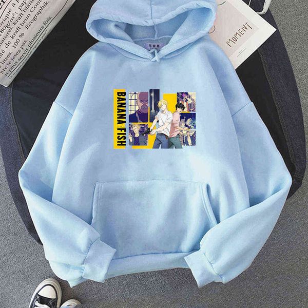 banana fish anime hoodie women oversized sweatshirt ash lynx and okumura eiji print hight street streetwears kawaii clothes y0820, Black
banana fish anime hoodie women oversized sweatshirt ash lynx and okumura eiji print hight street streetwears kawaii clothes y0820, Black