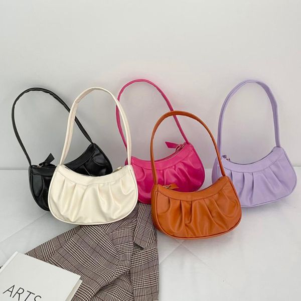 evening bags solid color pleated shoulder bag 2022 fashion soft leather women's designer handbag travel armpit small
evening bags solid color pleated shoulder bag 2022 fashion soft leather women's designer handbag travel armpit small