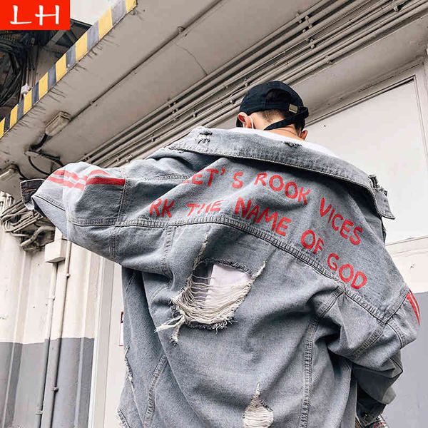 men's jackets autumn and winter men's jacket coat japanese fit slim hole english printed pretty boy denim two colors 55ie, Black;brown
men's jackets autumn and winter men's jacket coat japanese fit slim hole english printed pretty boy denim two colors 55ie, Black;brown