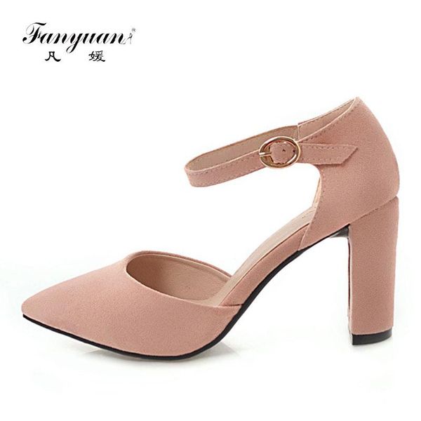 fanyuan fashion pointed toe buckle strap pumps women shoes comfort high heels spring concise ankle casual dress, Black
fanyuan fashion pointed toe buckle strap pumps women shoes comfort high heels spring concise ankle casual dress, Black