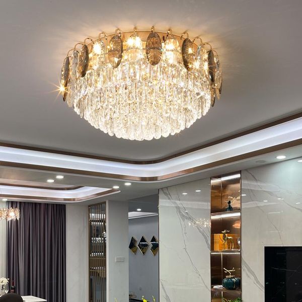 chandeliers light luxury crystal ceiling lamp warm bedroom modern round high-end dining room living
chandeliers light luxury crystal ceiling lamp warm bedroom modern round high-end dining room living