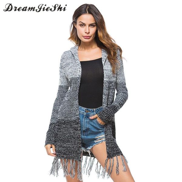 women's sweaters dreamjieshi women spring autumn tassel knitted cardigan sweater coat casual hooded long sleeve open stitch outerwear c, White;black
women's sweaters dreamjieshi women spring autumn tassel knitted cardigan sweater coat casual hooded long sleeve open stitch outerwear c, White;black