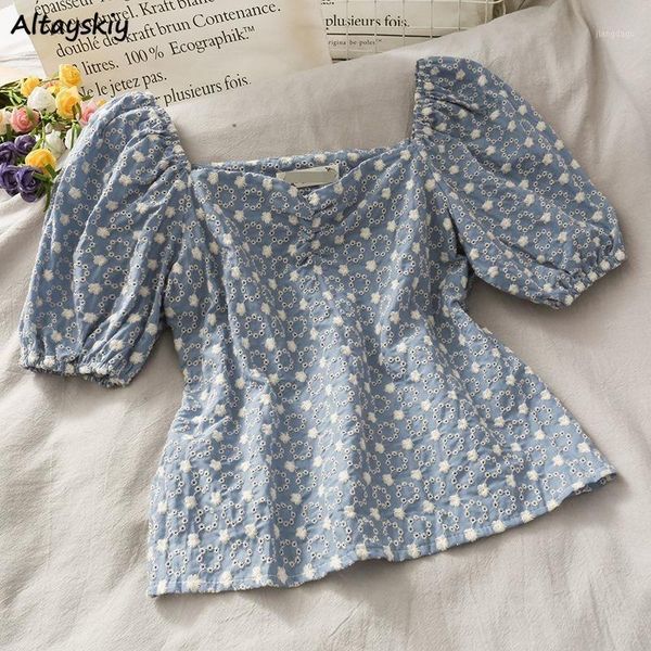 women's blouses & shirts women dot hollow out korean style chic leisure elegant summer ulzzang all-match streetwear female crop ins, White
women's blouses & shirts women dot hollow out korean style chic leisure elegant summer ulzzang all-match streetwear female crop ins, White