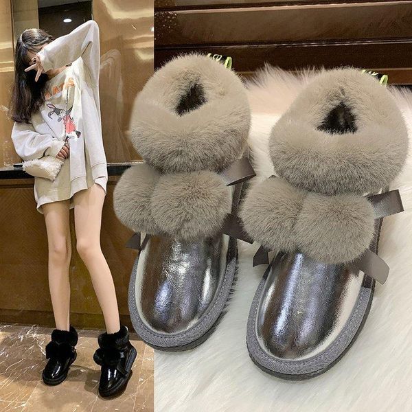 boots style leather sheep fur lined women fashion ankle winter casual snow shoes flats waterproof botas, Black
boots style leather sheep fur lined women fashion ankle winter casual snow shoes flats waterproof botas, Black