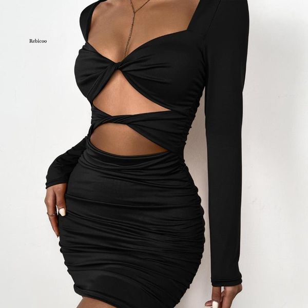 casual dresses elegant long sleeve mini dress outfits for women fashion cut out ruched bodycon club party vestidos autumn, Black;gray
casual dresses elegant long sleeve mini dress outfits for women fashion cut out ruched bodycon club party vestidos autumn, Black;gray