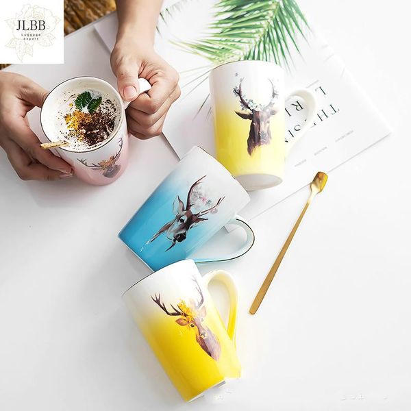 mugs originality cartoon animal ceramics gradual change coffee mug pattern deer cup bring spoon office afternoon tea teacup
mugs originality cartoon animal ceramics gradual change coffee mug pattern deer cup bring spoon office afternoon tea teacup