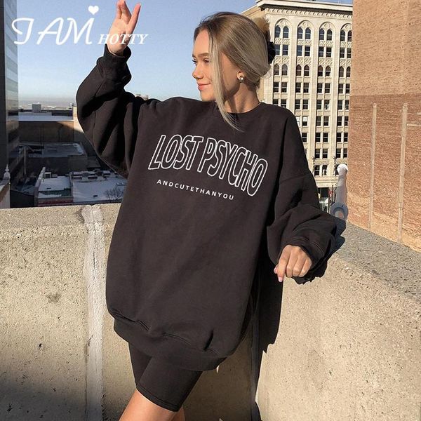 women's hoodies & sweatshirts oversized hoodie sweatshirt women aesthetic letter print friends girls 90s kpop harajuku roupas autumn 20, Black
women's hoodies & sweatshirts oversized hoodie sweatshirt women aesthetic letter print friends girls 90s kpop harajuku roupas autumn 20, Black