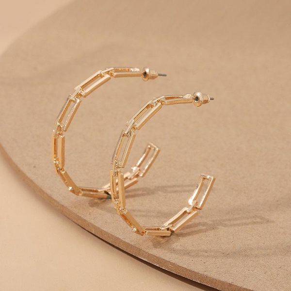 hoop & huggie 2021 ins gold chain round geo geometric minimalism earrings trendy fashion korean women party jewelry bijoux, Golden;silver
hoop & huggie 2021 ins gold chain round geo geometric minimalism earrings trendy fashion korean women party jewelry bijoux, Golden;silver