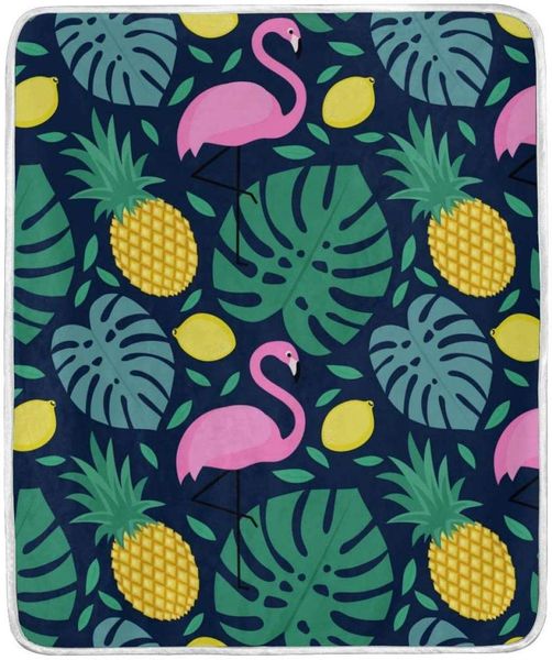 Bed Blanket Throw Blanket,Pineapple Flamingo Bird Palm Leaves Tropical Animal Mongo Blankets Flannel Microfibre for Sofa Bed Nap
Bed Blanket Throw Blanket,Pineapple Flamingo Bird Palm Leaves Tropical Animal Mongo Blankets Flannel Microfibre for Sofa Bed Nap