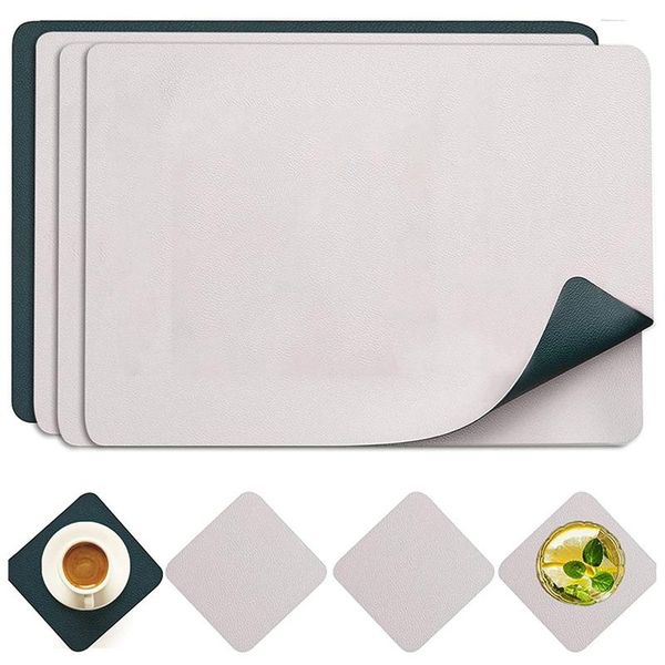 mats & pads placemats leather and coasters, double-sided washable non-slip pu glass coasters place
mats & pads placemats leather and coasters, double-sided washable non-slip pu glass coasters place