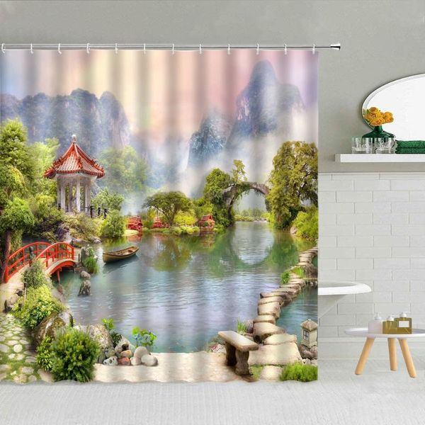shower curtains natural scenery curtain mountain forest wooden bridge waterfall polyester fabric bathroom supplies decor cloth
shower curtains natural scenery curtain mountain forest wooden bridge waterfall polyester fabric bathroom supplies decor cloth