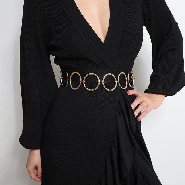 women belts golden circle chain waist vacation body female dress ladies thin acrylic waistband ceinture femme, Black;brown
women belts golden circle chain waist vacation body female dress ladies thin acrylic waistband ceinture femme, Black;brown