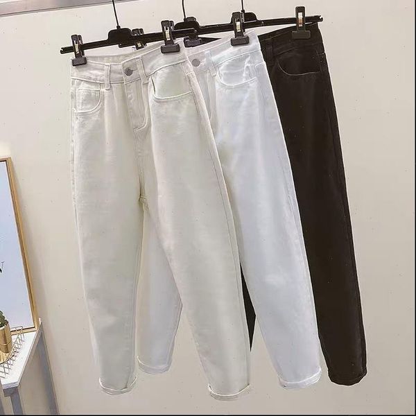 mom women pant jeans plus size denim long pants high waist boyfriend woman vintage washed harem white black pencil, Black;white
mom women pant jeans plus size denim long pants high waist boyfriend woman vintage washed harem white black pencil, Black;white