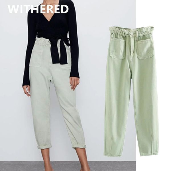 women's jeans dave&di summer england high street vintage pockets collect waist ankle woman loose harem for women, Blue
women's jeans dave&di summer england high street vintage pockets collect waist ankle woman loose harem for women, Blue