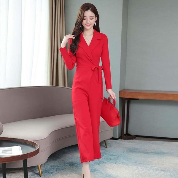 women's jumpsuits & rompers 2021 elegant office womens jumpsuit fashion solid color romper long pants playsuits, Black;white
women's jumpsuits & rompers 2021 elegant office womens jumpsuit fashion solid color romper long pants playsuits, Black;white