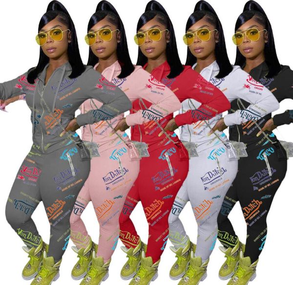 yx9266 european and american women's tracksuits fashion letters printing zipper sweater sports suit, Gray
yx9266 european and american women's tracksuits fashion letters printing zipper sweater sports suit, Gray