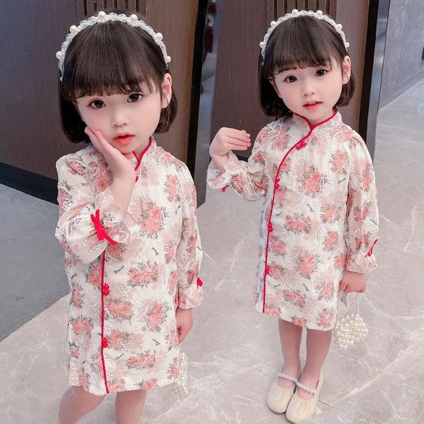 ethnic clothing girls cheongsam dress spring 2021 chinese style children chiffon floral skirt little girl princess western, Red
ethnic clothing girls cheongsam dress spring 2021 chinese style children chiffon floral skirt little girl princess western, Red