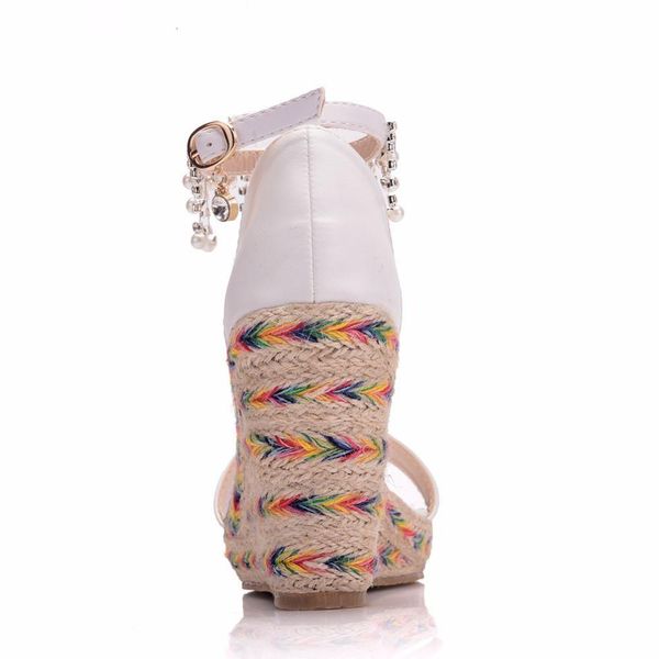 sandals 9cm peep toe high heel white wees sandals platform tassels shoes plus size fringed chain, Black
sandals 9cm peep toe high heel white wees sandals platform tassels shoes plus size fringed chain, Black