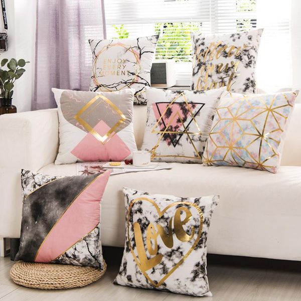 european-style super soft bronzing pillow home euclidean geometry creative sofa car decoration removable cleaning nordic cushion/decorative
european-style super soft bronzing pillow home euclidean geometry creative sofa car decoration removable cleaning nordic cushion/decorative