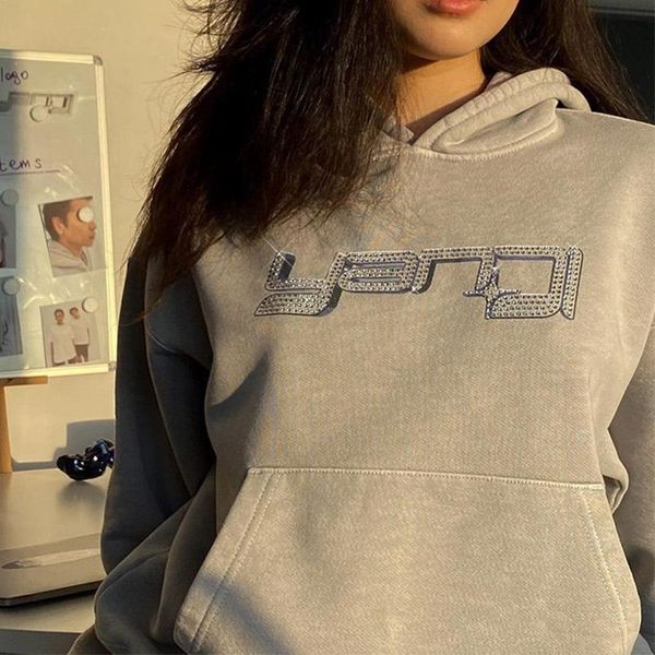 women's hoodies & sweatshirts letter rhinestones print woman hooded sweatshirt long sleeve casual sport fleece pullover female 2021 aut, Black
women's hoodies & sweatshirts letter rhinestones print woman hooded sweatshirt long sleeve casual sport fleece pullover female 2021 aut, Black