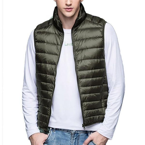 men's vests nice winter vest men waistcoat 91 % duck down jacket ultra-light outwear windproof warm coat male, Black;white
men's vests nice winter vest men waistcoat 91 % duck down jacket ultra-light outwear windproof warm coat male, Black;white