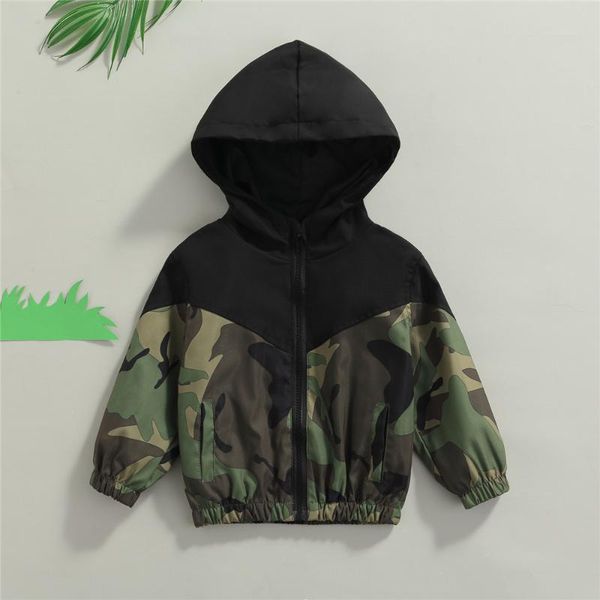 jackets children camouflage hooded coat casual boys long sleeve elastic hem zipper jacket with pockets autumn winter kid clothing, Blue;gray
jackets children camouflage hooded coat casual boys long sleeve elastic hem zipper jacket with pockets autumn winter kid clothing, Blue;gray