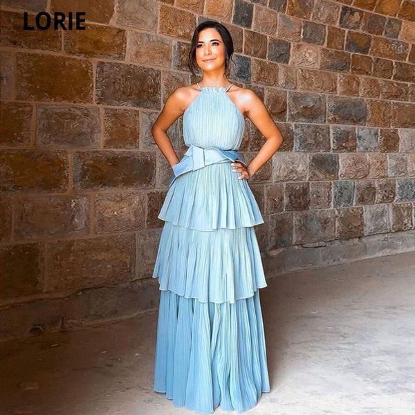 party dresses lorie 2021 light blue satin ruffles long prom dress halter neck width sash tiered skirt floor length evening gowns, White;black
party dresses lorie 2021 light blue satin ruffles long prom dress halter neck width sash tiered skirt floor length evening gowns, White;black
