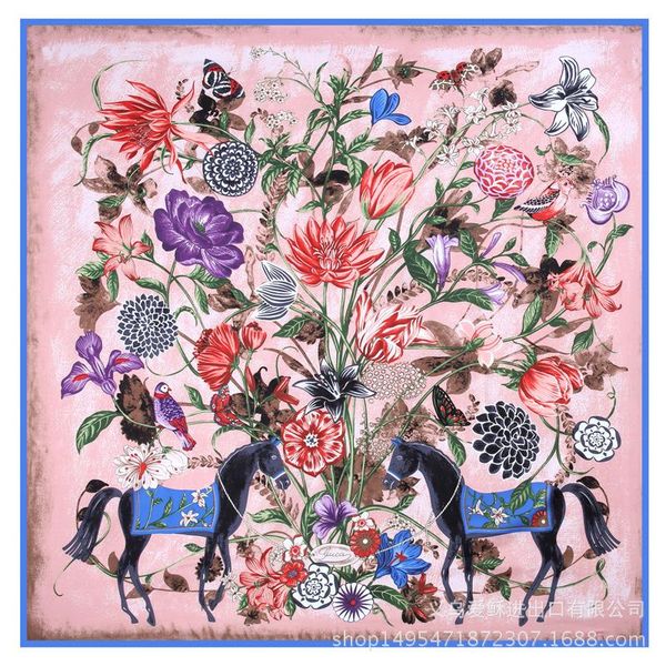 scarves 130cm big square scarf muslim silk holiday travel anti-sai shawl random delivery, Blue;gray
scarves 130cm big square scarf muslim silk holiday travel anti-sai shawl random delivery, Blue;gray