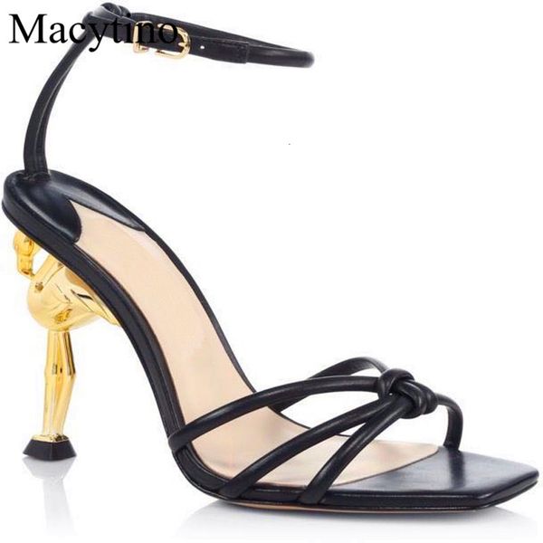 sandals fashion unique flamingo strange high heel women knitted narrow band ankle strap design summer runway shoes woman jlra, Black
sandals fashion unique flamingo strange high heel women knitted narrow band ankle strap design summer runway shoes woman jlra, Black