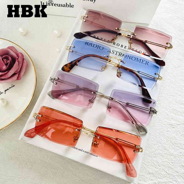 designer sunglasses hbk blue rimless women 2021 retro style small rectangle gold red metal chain sun glasses square frameless for men, White;black
designer sunglasses hbk blue rimless women 2021 retro style small rectangle gold red metal chain sun glasses square frameless for men, White;black