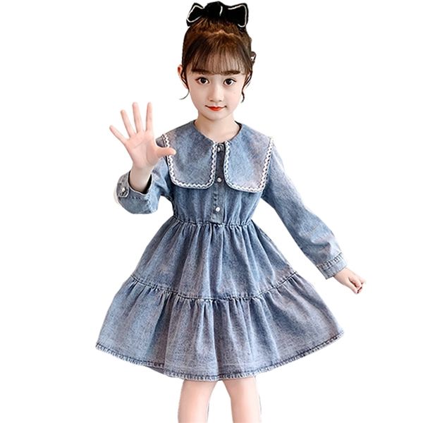 girls denim dress patchwork party for kids spring autumn teenage clothes 6 8 10 12 14 210527, Red;yellow
girls denim dress patchwork party for kids spring autumn teenage clothes 6 8 10 12 14 210527, Red;yellow